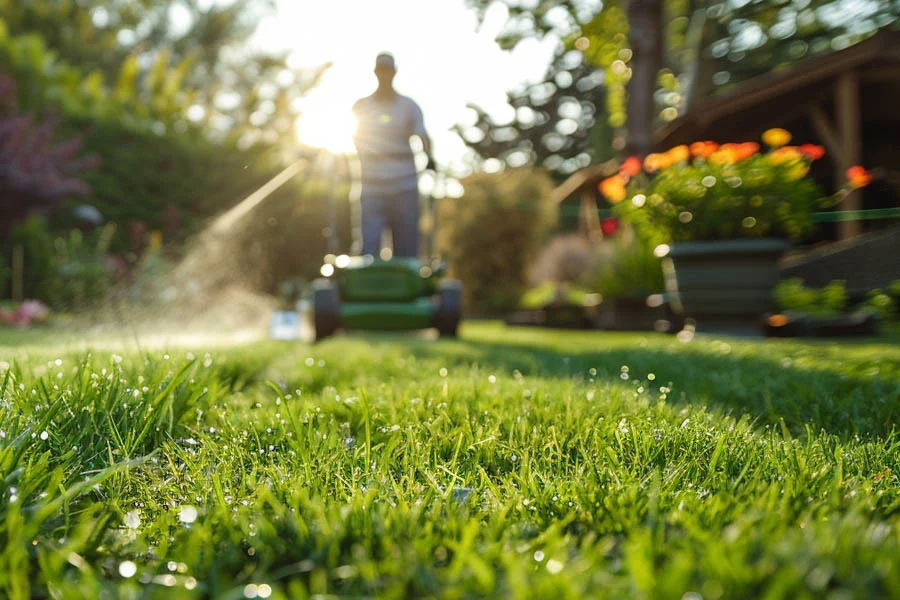 cordless electric lawnmower